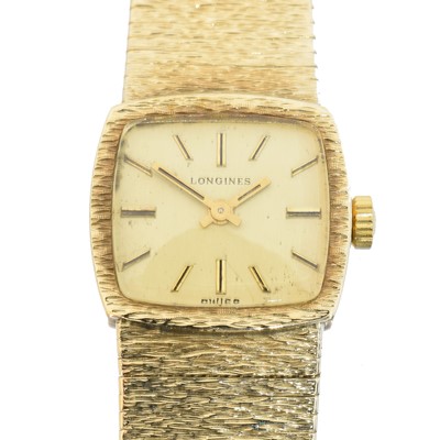 Lot 171 - A 1970s 9ct gold Longines watch