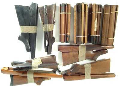 Lot 601 - Collection of Lee Enfield gunstock wood