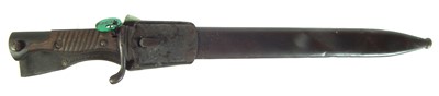 Lot 277 - German S98/05 bayonet and scabbard.