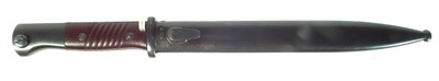Lot 90 - German WWII S.84/98 bayonet and scabbard