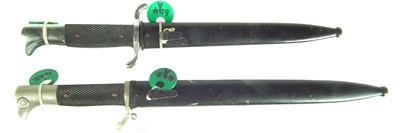 Lot 83 - Two German dress bayonets and scabbards