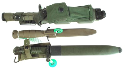 Lot 275 - Three bayonets and scabbards
