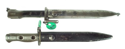 Lot 61 - Two bayonets and scabbards