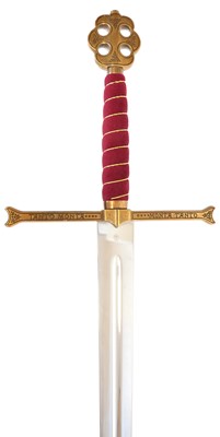 Lot 30 - 20th century replica broad sword