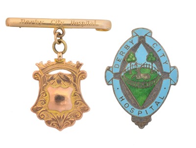 Lot 3 - A 9ct gold fob