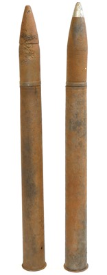 Lot 125 - Two inert German WWII PAK 40 shells