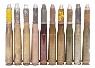 Lot 148 - Ten WWII German 20mm x 138B rounds