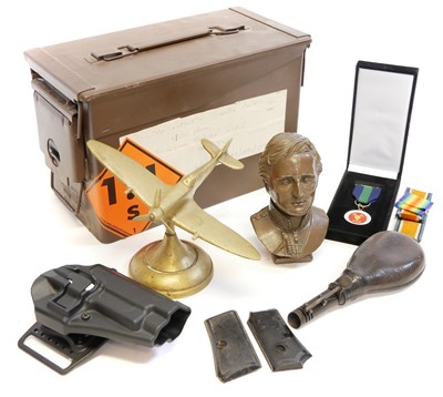 Lot 370 - Ammunition tin and contents