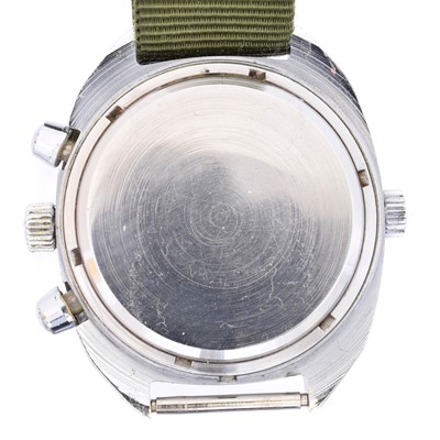 Lot 185 - A 1970s stainless steel Poljot chronograph wristwatch