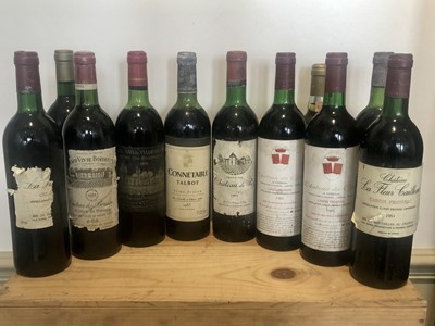 Lot 7 - 11 Bottles Mixed Lot Good Mature Claret and Sauternes