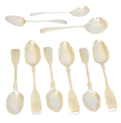 Lot 164 - Six Victorian silver teaspoons
