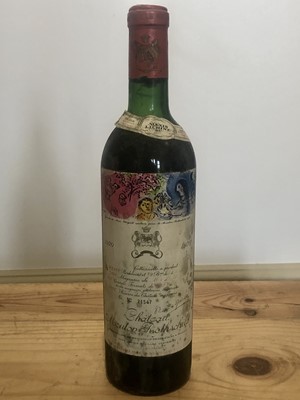 Lot 23 - 1 Bottle Chateau Mouton Rothschild Premier Grand Cru Classe Pauillac 1970