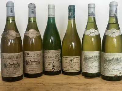 Lot 49 - 6 Bottles Mixed Lot Mature White Burgundy including Chablis