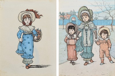Lot 113 - Attributed to Kate Greenaway (British 1846-1901)