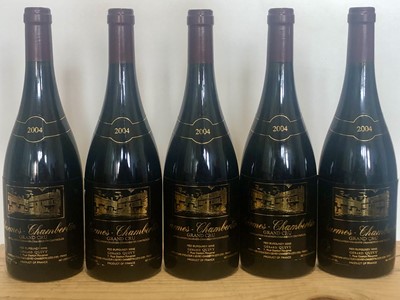 Lot 71 - 5 bottles Charmes Chamertin Grand Cru Domain Gerrad Quivy 2004