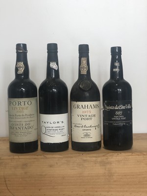 Lot 75 - 4 Bottles Mixed Lot Single Quinta and ‘Main House’ Vintage Ports comprising