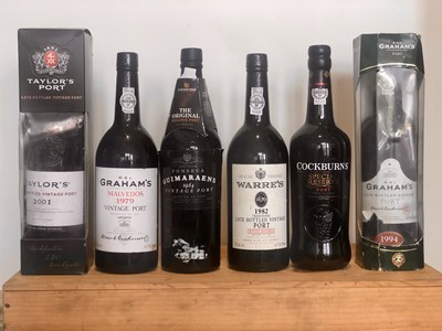 Lot 76 - 6 Bottles Lot various Single Quinta Vintage and Late Bottled Vintage Ports