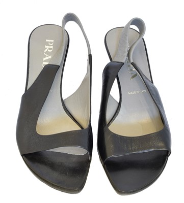 Lot 56 - Three pairs of Prada shoes