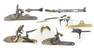 Lot 603 - Three muzzle loader locks