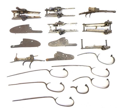 Lot 593 - Gun locks and other parts