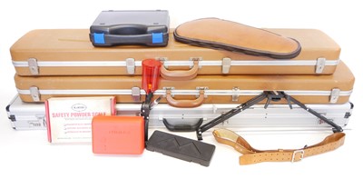 Lot 584 - Range accessories, and reloading equipment
