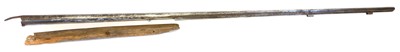 Lot 234 - Flintlock wild fowling gun barrel
