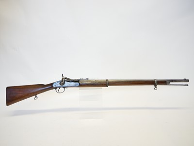 Lot 274 - BSA two band .577 Snider rifle