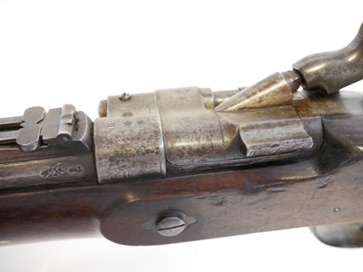 Lot 274 - BSA two band .577 Snider rifle