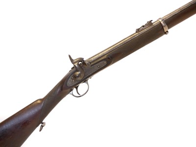 Lot 309 - Percussion volunteer .577 two band rifle