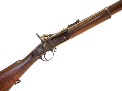 Lot 286 - BSA two band .577 Snider rifle