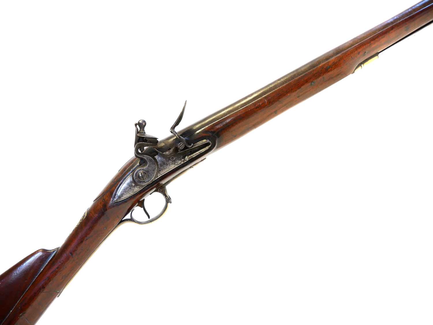 Lot 280 - Flintlock .750 volunteer officer's fusil or musket