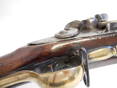 Lot 280 - Flintlock .750 volunteer officer's fusil or musket