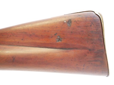 Lot 291 - India pattern 1809 .750 Brown Bess musket with Irish marks