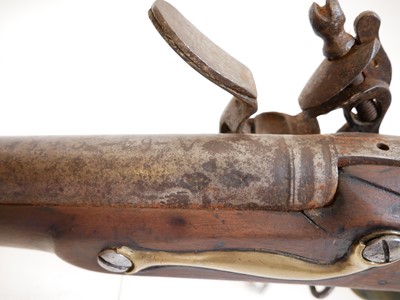 Lot 291 - India pattern 1809 .750 Brown Bess musket with Irish marks
