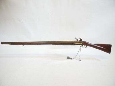 Lot 291 - India pattern 1809 .750 Brown Bess musket with Irish marks