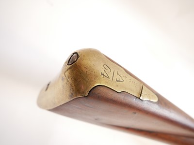Lot 291 - India pattern 1809 .750 Brown Bess musket with Irish marks