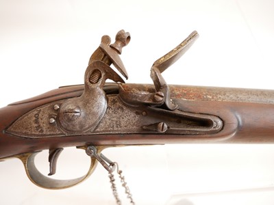 Lot 291 - India pattern 1809 .750 Brown Bess musket with Irish marks