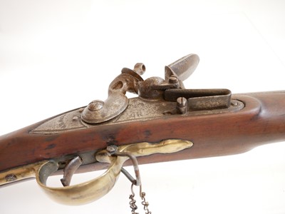 Lot 291 - India pattern 1809 .750 Brown Bess musket with Irish marks