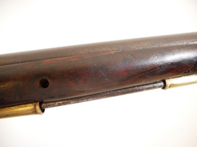Lot 295 - Short land pattern .750 Brown Bess musket with Irish marks