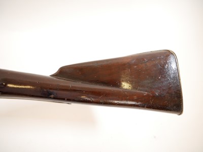 Lot 295 - Short land pattern .750 Brown Bess musket with Irish marks