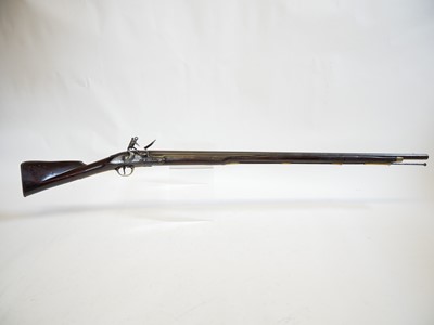 Lot 295 - Short land pattern .750 Brown Bess musket with Irish marks