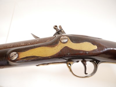 Lot 295 - Short land pattern .750 Brown Bess musket with Irish marks