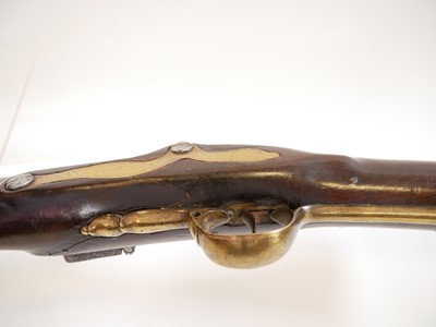 Lot 295 - Short land pattern .750 Brown Bess musket with Irish marks