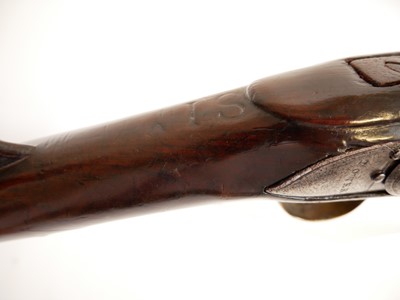 Lot 295 - Short land pattern .750 Brown Bess musket with Irish marks