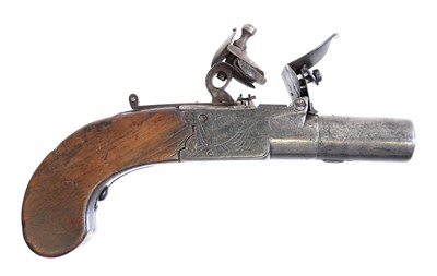 Lot 229 - Flintlock pocket pistol
