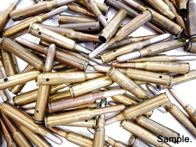 Lot 192 - Ninety five inert .303 rounds and seventy eight 6.5 carcano rounds