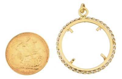 Lot 62 - An Edward VII sovereign