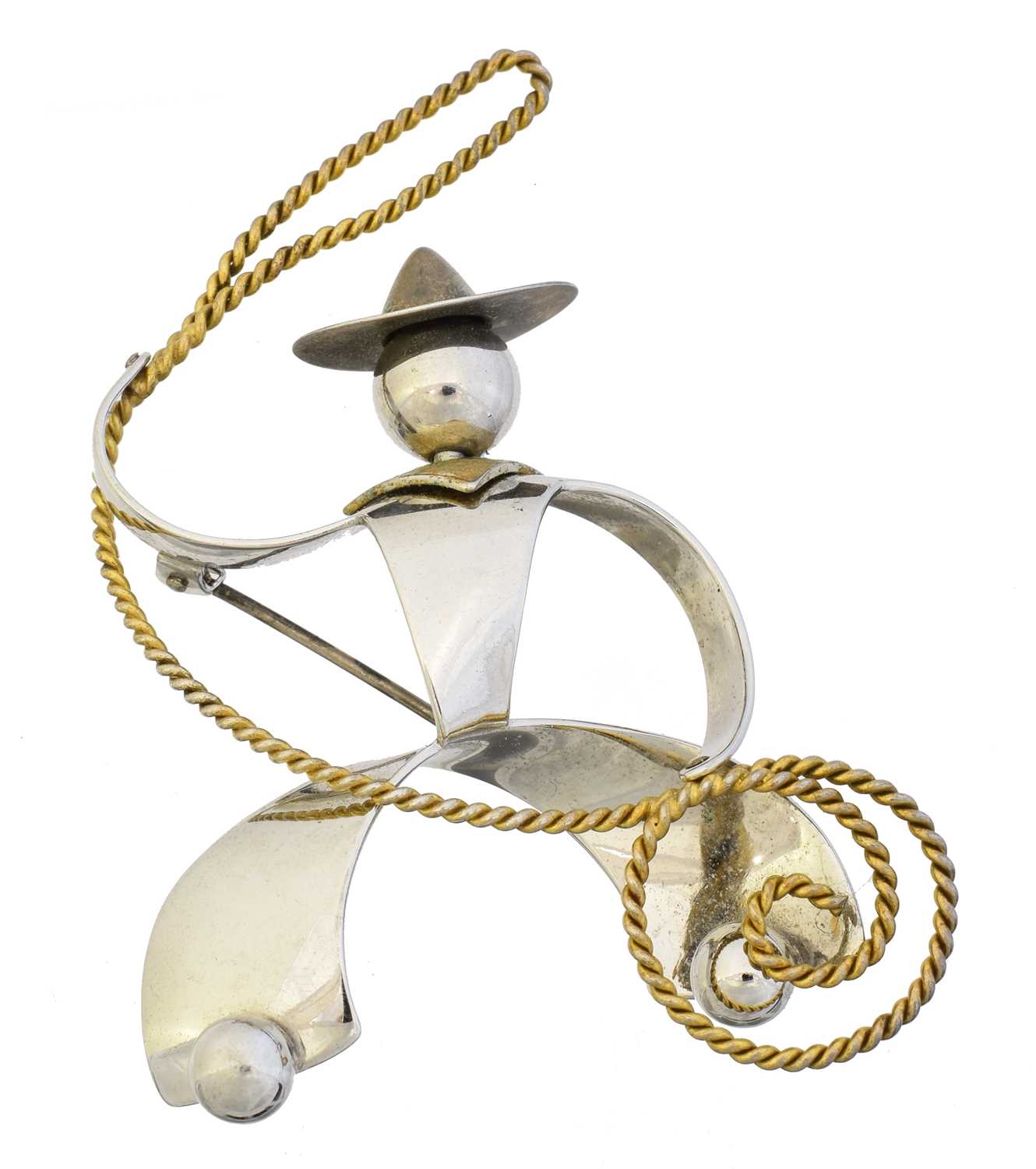 Lot 15 - A Charles Horner cowboy brooch
