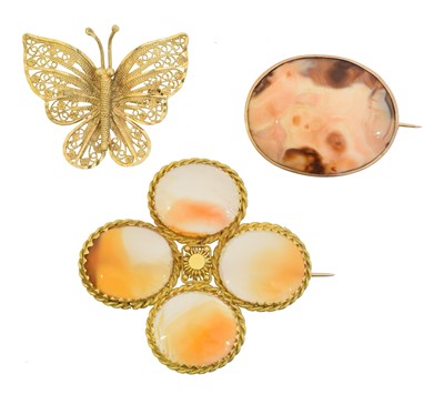 Lot 16 - Three brooches