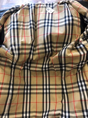 Lot 74 - A Burberry leather jacket